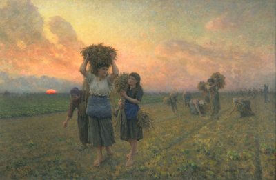 Die letzten Nachlesen, 1895 von Jules Breton